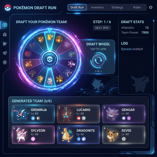 Pokemon Draft Run Tool